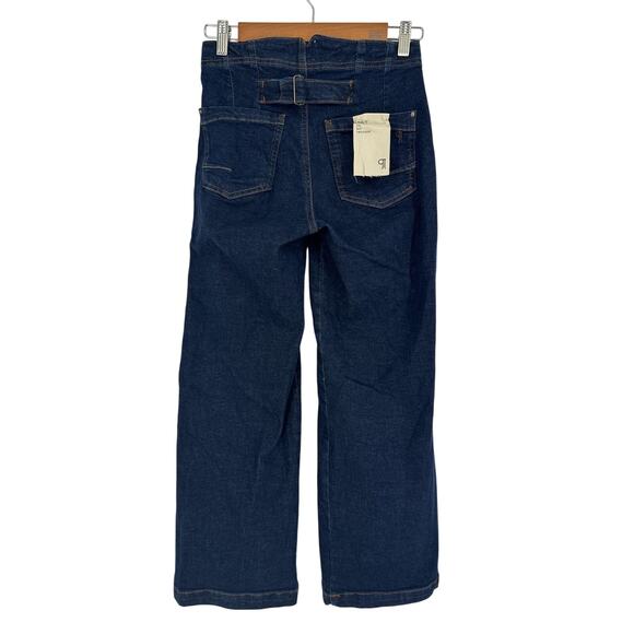 Pilcro Jeans The Kit Trouser New 25T Blue Anthropologie Denim Medium Blue - Picture 3 of 5